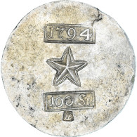 Monnaie, Pays-Bas, 100 Stuivers, 1794, Maastricht, Siège De La Ville, TTB - …-1795 : Former Period