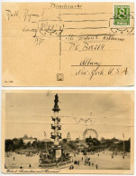 Austria 1931 Postcard - Vienna / Wien - Praterstern Mit Riesenrad; 8g. Numeral Stamp - Prater