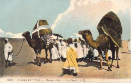 ALGERIE - Scènes Et Types - Mariage Arabe - Les Fiancés - Carte Postale Ancienne - Szenen