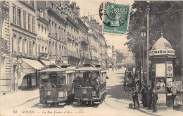 76-ROUEN- LA RUE JEANNE D'ARC- ( VOIR TRAMWAYS ) - Rouen