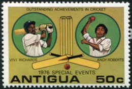 Antigua 1976; Cricket; Yt447 S446-9 Pt Fllet - Cricket