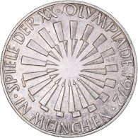 Monnaie, République Fédérale Allemande, 10 Mark, 1972, Karlsruhe, TTB - Herdenkingsmunt