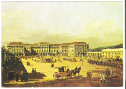 Schloss Schönbrunn - Hofseite - Von Bernardo Belotto - Kunsthistorisches Museum Wien  - Von 1998 (6321) - Musées