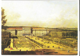 Schloss Schönbrunn - Gartenseite - Von Bernardo Belotto - Kunsthistorisches Museum Wien  - Von 1998 (6322) - Musées