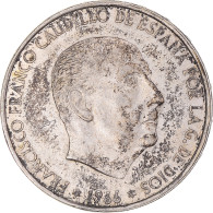 Monnaie, Espagne, Caudillo And Regent, 100 Pesetas, 1966 (67), TTB+, Argent - 100 Pesetas