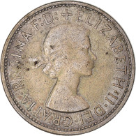 Monnaie, Australie, Elizabeth II, Florin, 1956, Melbourne, TTB+, Argent, KM:60 - Florin