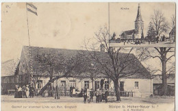 Stolpe B. Hohen Neuendorf A.d. Nordbahn Gasthof Zur Krimmen Linde Von Rud. Borgfeldt - Hohen Neuendorf