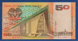 PAPUA NEW GUINEA - P.11 – 50 KINA ND (1989) UNC, S/n HTU 080571 - Papua Nueva Guinea