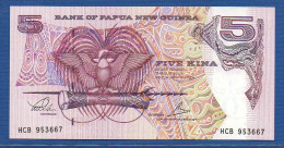 PAPUA NEW GUINEA - P.13c – 5 KINA ND (1999 - 2000) UNC, S/n HCB 953667 - Papua Nueva Guinea