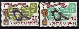 NEW HEBRIDES  N° 237/38 * *  Cup 1966  Football  Soccer  Fussball - 1966 – Angleterre