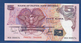 PAPUA NEW GUINEA - P.20 – 5 KINA 2000 UNC, S/n HCK000574   Commemorative Issue - Papua-Neuguinea