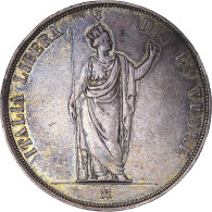 Monnaie, États Italiens, LOMBARDY-VENETIA, 5 Lire, 1848, Milan, TTB, Argent - Lombardie-Vénétie