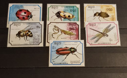 CAMBODIA INSECTS  SET MNH - Abeilles