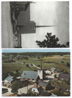 Belgien Jehonville L'Eglise + Vue Aérienne Du Centre Et L'Eglise - Bertrix