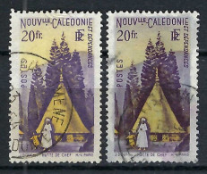 NOUVELLE CALEDONIE Ca.1948: 2x Le Y&T 276,  2 Nuances Du Fond - Used Stamps