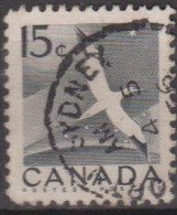 CANADÁ -  1954 - Northern Gannet 15 C. (o)  MI CA 288 A / YT CA 275 - Used Stamps