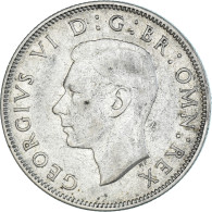 Monnaie, Grande-Bretagne, George VI, Florin, Two Shillings, 1943, TTB, Argent - J. 1 Florin / 2 Schillings