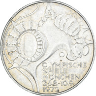 Monnaie, République Fédérale Allemande, 10 Mark, 1972, Munich, SUP, Argent - Commemorative