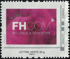 France Used Mon Timbre à Moi FHCOM Influence & Réputation Agence Conseil Communication - Unused Stamps