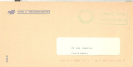 COURRIER D'ESSAI NE PAS DISTRIBUER   Lettre  Sans Date  Empreinte En VERT - Mechanical Postmarks (Other)