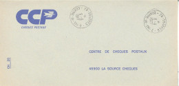 COURRIER D'ESSAI NE PAS DISTRIBUER   Lettre  Sans Date  Empreinte En VERT - Manual Postmarks