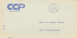 PARIS GARE D'AUSTERLITZ  A    Lettre Enveloppe Des CCP Ob 27 6 1978 - Manual Postmarks