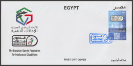 Egypt - 2023 - FDC - The Egyptian Sports Federation For Intellectual Disabilities - Cartas & Documentos