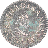 Monnaie, France, Henri IV, Denier Tournois, 1603, Paris, TB+, Cuivre - 1589-1610 Heinrich IV.