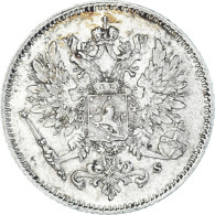 Monnaie, Finlande, Nicholas II, 25 Penniä, 1913, Helsinki, TTB, Argent, KM:6.2 - Finlandia