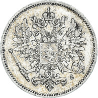 Monnaie, Finlande, Nicholas II, 25 Penniä, 1909, Helsinki, TTB, Argent, KM:6.2 - Finlandia