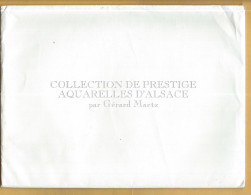 Collection De 6 Prestiges Aquarelles D'alsace Par Gérard Maetz - Aquarelles