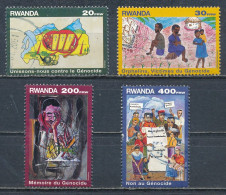 °°° RWANDA - Y&T N°1332/35 - 1999 °°° - Gebruikt