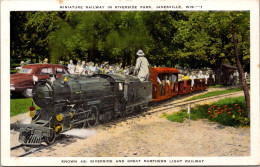 Wisconsin Janesville Miniature Railway In Riverside Park - Janesville