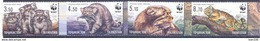 2017. Tajikistan, WWF, Wild Cat Manul, 4v Perforated, Mint/** - Tadschikistan