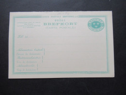 Schweden 1883 Ganzsache / Doppelkarte P 16 Femton Öre Auslandsverkehr Ungebrauchte PK - Postal Stationery