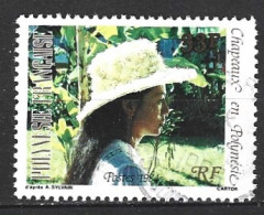POLYNESIE. N°215 Oblitéré De 1984. Chapeau. - Used Stamps