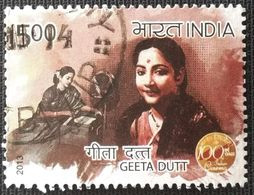 022. INDIA 2013 USED STAMP 100 YEARS OF INDIAN CINEMA (GEETA DUTT) - Oblitérés