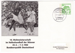 B40 World Men's Handball Championship 23. 02. 1982 HAMBURG Championnat Du Monde Masculin De Handball - Handbal