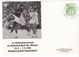 B42 World Men's Handball Championship 02. 03. 1982 LÜBBECKE Championnat Du Monde Masculin De Handball - Balonmano