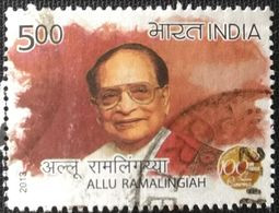 INDIA 2013 USED STAMP 100 YEARS OF INDIAN CINEMA (ALLU RAMALINGIAH) - Usati