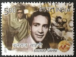 INDIA 2013 USED STAMP 100 YEARS OF INDIAN CINEMA (BALRAJ SAHNI) - Gebruikt