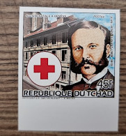 TCHAD Croix Rouge, Red Cross. Henri Dunant Yvert N° 497 ** Mnh. Non Dentelé - Croix-Rouge