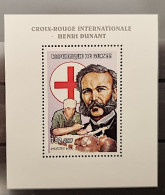 GUINEE Croix Rouge, Red Cross. Henri Dunant. BLOC DE LUXE  Yvert émis En 1998  ** MNH - Croix-Rouge