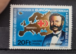 HONGRIE Croix Rouge, Red Cross. Henri Dunant. Yvert BF 153  ** Mnh. - Red Cross