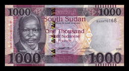 Sudán Del Sur South Sudan 1000 Pounds 2020 Pick 17a Sc Unc - Zuid-Soedan