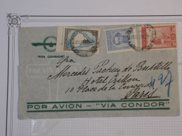 BS2 ARGENTINA  BELLE LETTRE ZEPPELIN  RR 1931  A PARIS +COLLECTION HOTEL CRILLON ++++AFF. PLAISANT++ - Briefe U. Dokumente