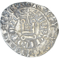 Monnaie, France, Philippe VI, Gros à La Couronne, 1338-1350, TB+, Argent - 1328-1350 Filippo VI Il Fortunato