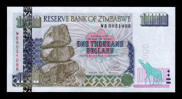 Zimbabwe 1000 Dollars 2003 Pick 12a Large Serial Sc Unc - Zimbabwe