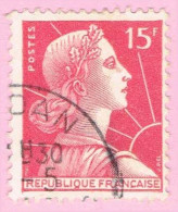 France, N° 1011 Obl. - Marianne De Muller - 1955-1961 Marianne Of Muller