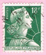 France, N° 1011A Obl. - Marianne De Muller - 1955-1961 Marianne Of Muller